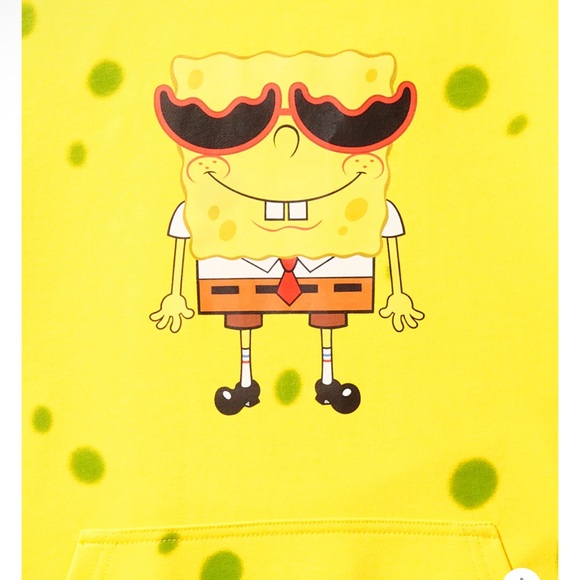 NWT Sprayground SPONGEBOB SPONGE HOODIE - Picture 3 of 5